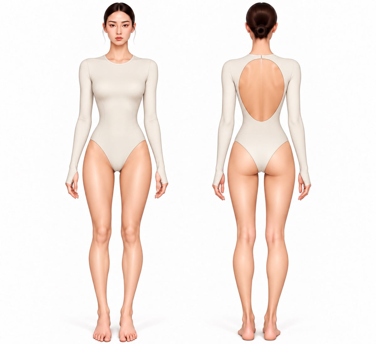 Training Neckless Bodysuit