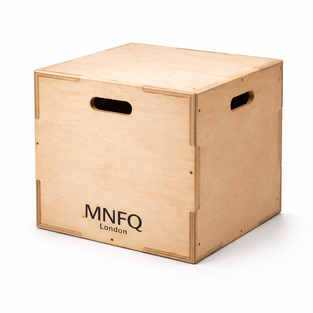 Wooden Polymetric Jump Box – 3-in-1 Step-Up Training Box