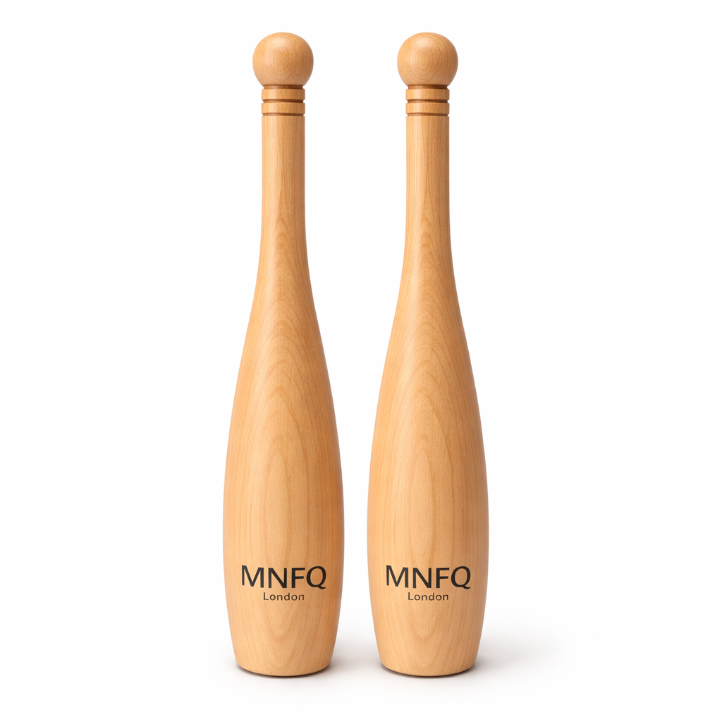 Wooden Flow Clubs – Premium Strength & Mobility Training Clubs (Pair)