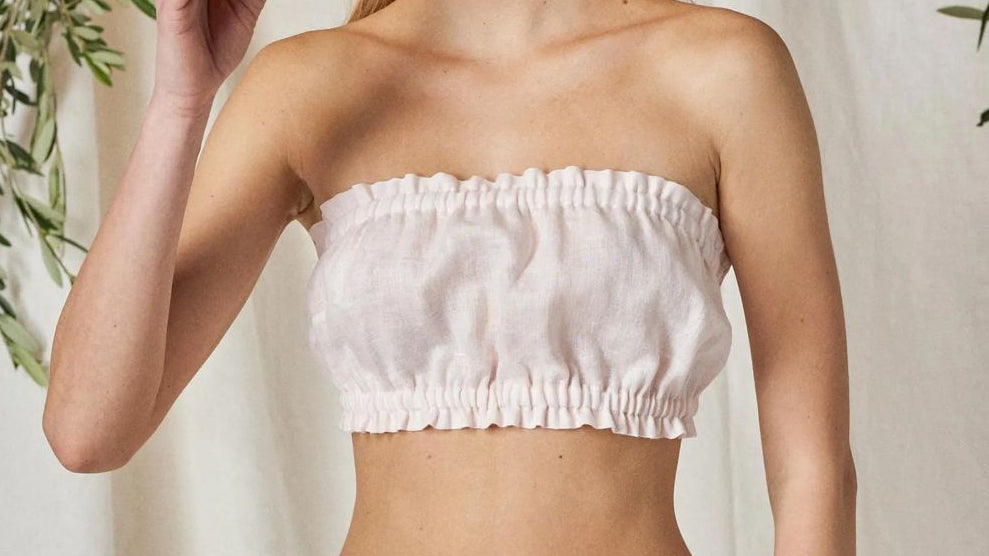 Organic Gauze - Strapless Bra – Bandeau Top