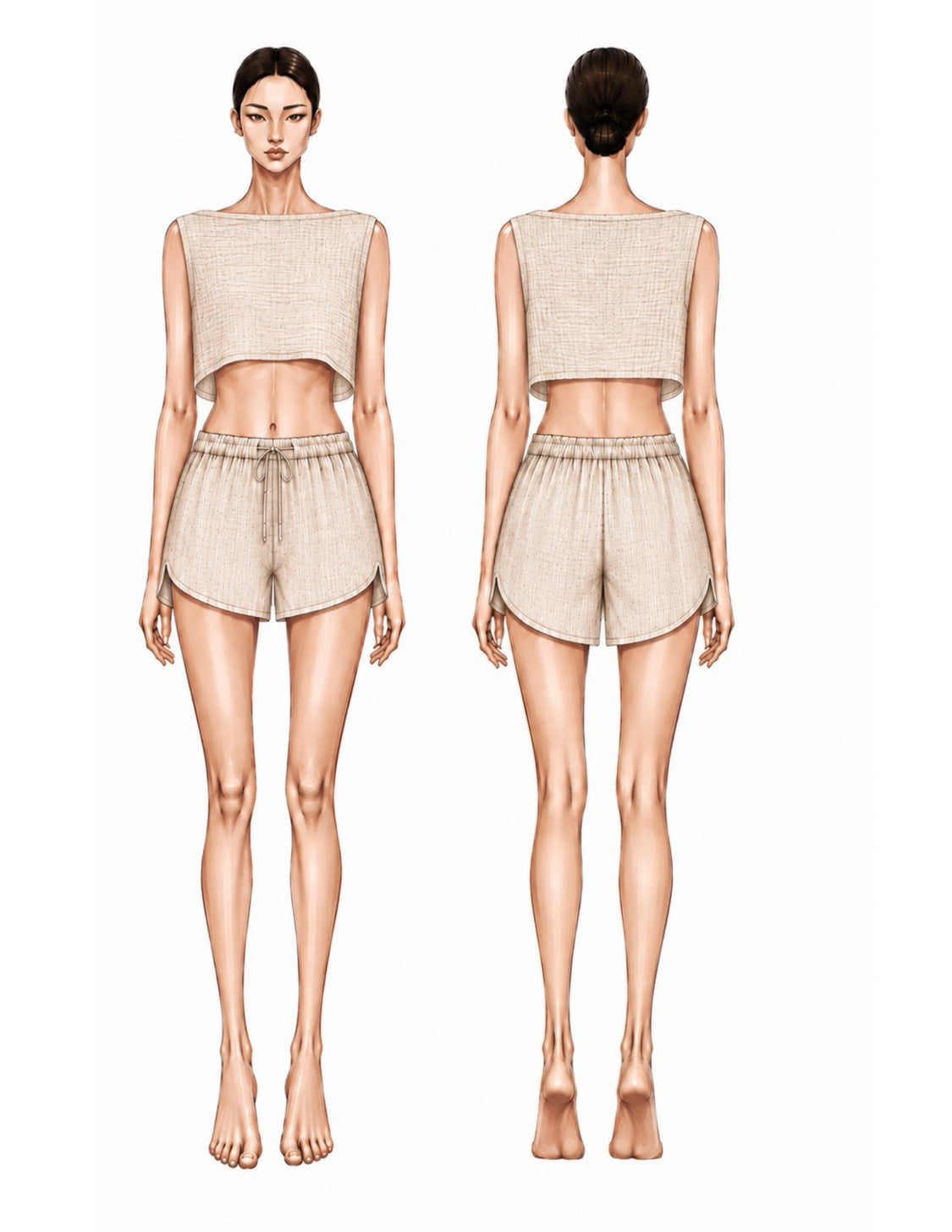 Spa Crop - Sleeveless