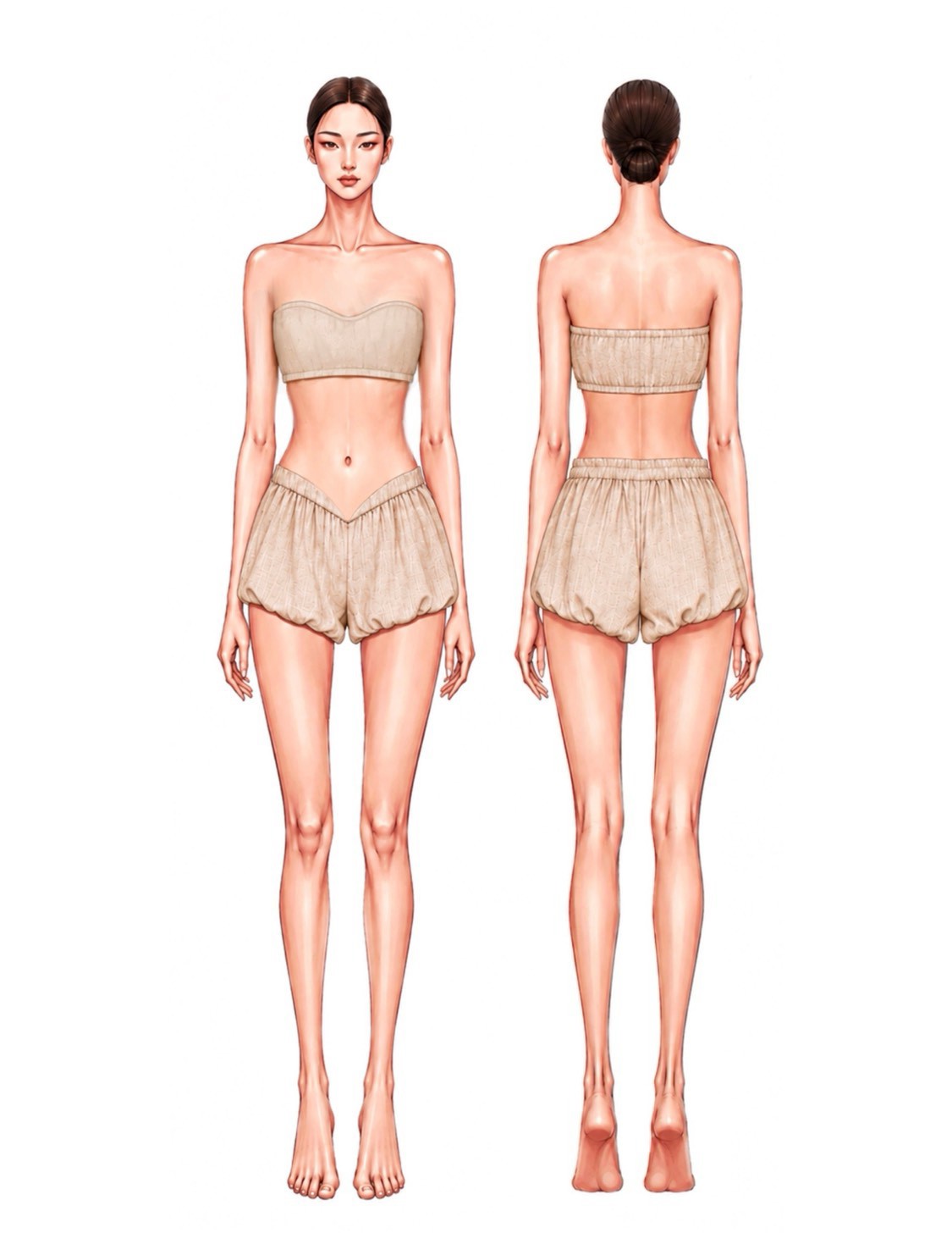 Organic Gauze - Sauna Shorts. SCULPT