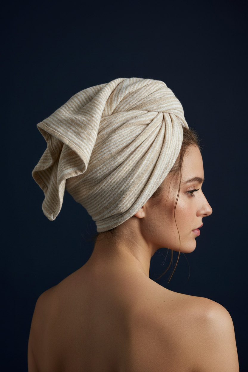 Organic Gauze - Head Wrap – Sauna Hat Wrap